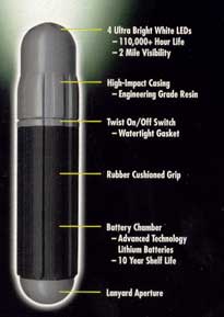 epoch 4 white LED flashlight