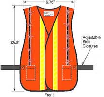 LED safety vests