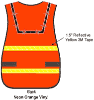 LED safety vests
