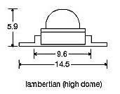 Lambertian High Dome Emittres and Stars