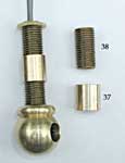 brass nipple for LED triclusters