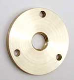 brass mounting plate for LED triclusters