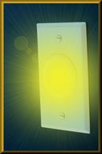 installed into a wall plate