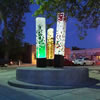 led lighting for sculpture art