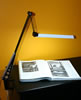 led desk or table lamp clamped