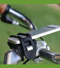 handle band bar mount on bike