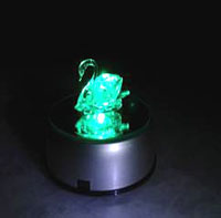 lighted display plate