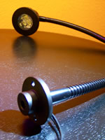 night reader with wall clamp