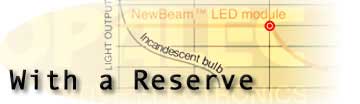 Opalec NewBeam LED flashlight replacement bulbs