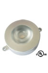 satin nickel led puck lights