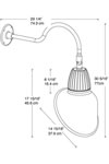 cone shade dimensions