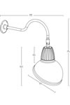dome shade dimensions