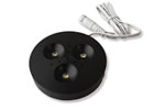 ul listed led puck light black
